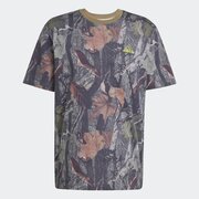 ADIDAS ORIGINALS Póló  barna / szürke / citromzöld / fekete akciós termékkép 1