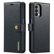DG.MING Pénztárca tok 2in1 OnePlus Nord N200 5G fekete akciós termékkép 1