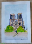 Akvarell - Notre Dame (2021.) akciós termékkép 1