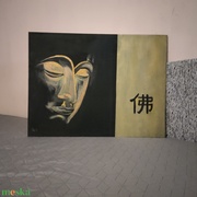 Akril festmény - Fó - Buddha (2018.) akciós termékkép 1