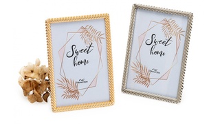 Ezüst fotókeret LACE 10x15 akciós termékkép 1