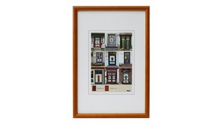 Fa fotókeret NEW YORK 20x30 világosbarna akciós termékkép 1