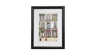 Fa fotókeret NEW YORK 15x20 fekete akciós termékkép 1