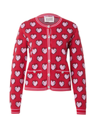 SCOTCH & SODA Kardigán 'Burton Morris'  rózsaszín / málna / fekete akciós termékkép 1