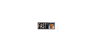 Fém fotókeret FAST 10x10 fekete akciós termékkép 1