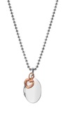 Hot Diamonds Ezüst bicolor nyaklánc gyémánttal Memories DP881 (lánc, medál) akciós termékkép 1
