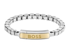 Hugo Boss Időtlen férfi bicolor acél karkötő Devon 1580597 17,5 cm akciós termékkép 1