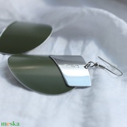 Saga Olive Green Fülbevaló akciós termékkép 1