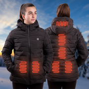 Női fűthető kabát W-TEC HEATborg Lady fekete XXS akciós termékkép 1