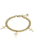 Marc Malone Aranyozott dupla karkötő Harley Gold Bracelet MCB23085G akciós termékkép 1