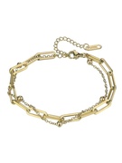 Marc Malone Dupla láncos karkötő Holly Gold Bracelet MCB24021G akciós termékkép 1