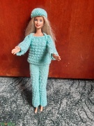 Többszínű, kötött Barbie baba szabadidő ruha szett akciós termékkép 1
