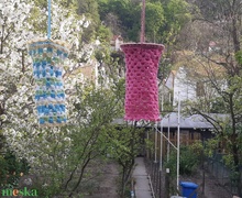 kézzel horgolt lampion, függő akciós termékkép 1