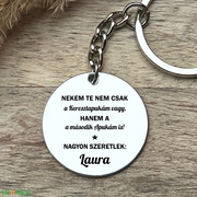 Ajándék keresztapának, keresztapu kulcstartó akciós termékkép 1