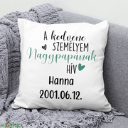 Nagypapa kedvencei – ajándék párna nagypapának akciós termékkép 1