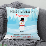 Hóemberes karácsonyi párna nagymamáknak akciós termékkép 1