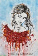 Woman in Red Dress -  Nő vörös ruhában akciós termékkép 1