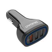DUDAO R7s Autós töltő 3X USB QuickCharge 3.0 fekete akciós termékkép 1