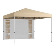 Pavilon hátfallal, zsebekkel 3x3x2,8 m, bézs akciós termékkép 1