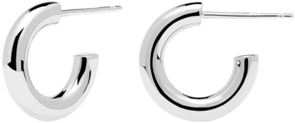 PDPAOLA Minimalista ezüst karika fülbevaló Mini CLOUD Silver AR02-376-U akciós termékkép 1