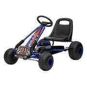Pedálos gyerek gokart, kék akciós termékkép 1