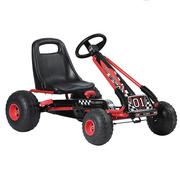 Pedálos gyerek gokart, piros akciós termékkép 1