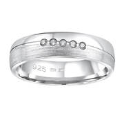Silvego Ezüst Presley karikagyűrű nőknek QRZLP012W 58 mm akciós termékkép 1