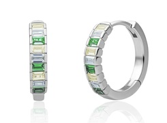 Sparkling Jewels Ezüst fülbevaló színes cirkónium kövekkel EAS23-CZ03 akciós termékkép 1