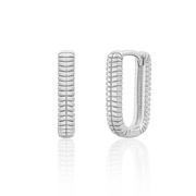 Sparkling Jewels Ezüst lógó fülbevaló EAS25 akciós termékkép 1