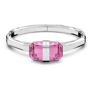 Swarovski Gyönyörű tömör karkötő rózsaszín kristályokkal Lucent 5633628 M (5,6 x 4,6 cm) akciós termékkép 1