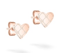 Tamaris Szív bronz acél fülbevaló Logomania Heart TJ-0533-E-08 akciós termékkép 1