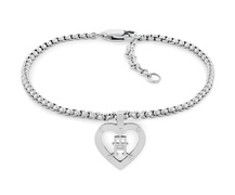 Tommy Hilfiger Stílusos acél karkötő Monogram Heart 2780920 akciós termékkép 1