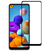 3D Edzett üveg Samsung Galaxy A21 fekete akciós termékkép 1