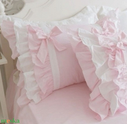 Fodros párna szett - Romantikus shabby párnák akciós termékkép 1