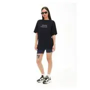 Cropp - Nyomott mintás oversize póló - fekete akciós termékkép 1