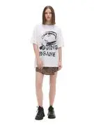 Cropp - Nyomott mintás oversize póló - fehér termék 2. képe