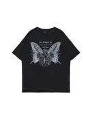 Cropp - Nyomott mintás oversize póló - sötétszürke termék 2. képe
