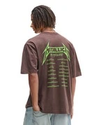Cropp - Nyomott mintás póló Metallica - barna termék 2. képe