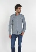 DENIM CULTURE Ing 'Benjamin'  sötétzöld / piszkosfehér termék 2. képe