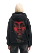 Cropp - Fekete kapucnis pulóver mintával Lil Wayne - fekete termék 2. képe