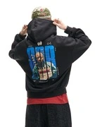 Cropp - Fekete kapucnis pulóver mintával Ol' Dirty Bastard - fekete termék 2. képe