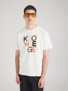 KnowledgeCotton Apparel Póló  világos bézs / tengerészkék / olíva / korál termék 2. képe