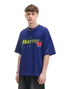 Cropp - Nyomott mintás póló - tengerészkék termék 2. képe