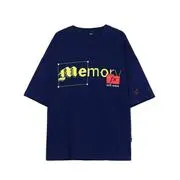 Cropp - Nyomott mintás póló - tengerészkék akciós termékkép 1