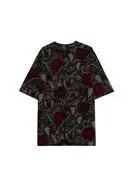 Cropp - Nyomott mintás T-shirt - sötétszürke termék 2. képe