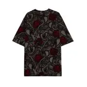 Cropp - Nyomott mintás T-shirt - sötétszürke akciós termékkép 1