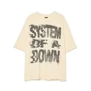 Cropp - Nyomott mintás póló System of a Down - bézs akciós termékkép 1