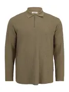 Jack & Jones Plus Póló 'JPRBLAETHAN'  khaki akciós termékkép 1