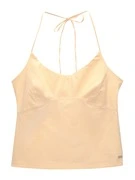 Pull&Bear Top  méz / fehér akciós termékkép 1