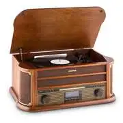 Retró sztereó berendezés Auna Belle Epoque 1908, USB, CD,MP3 akciós termékkép 1